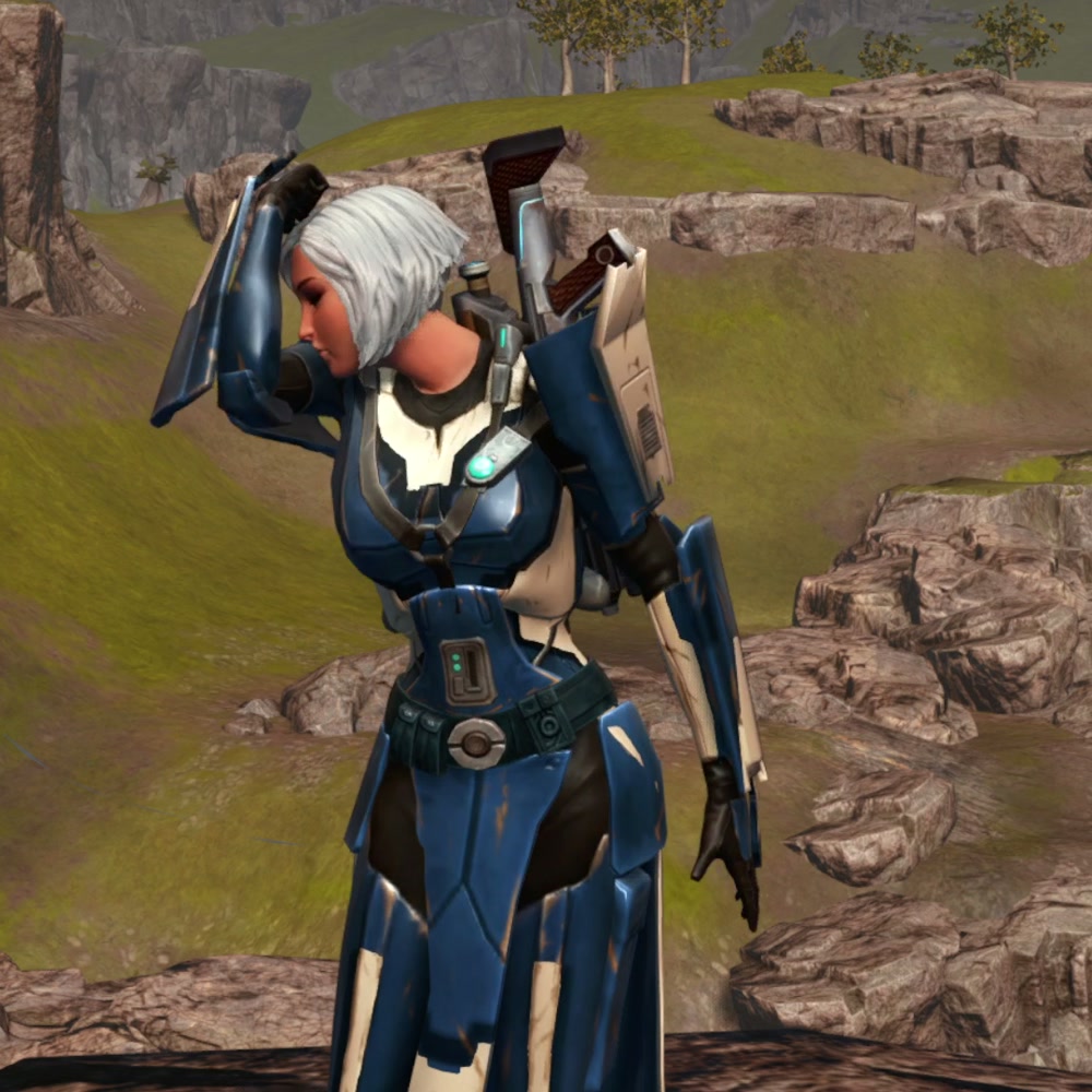 Bicep Kiss emote in SWTOR